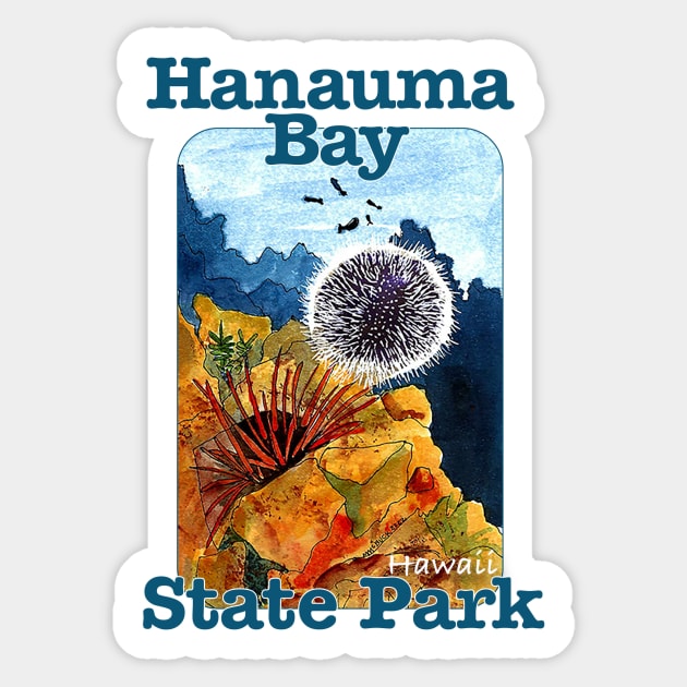 Hanauma Bay State Park, Hawaii Sticker by MMcBuck